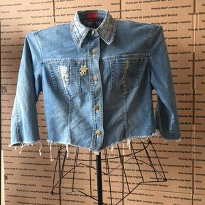 Cropped Denim Jacket